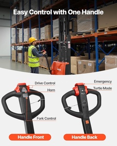 Электрический штабелер для доковых работ, 1 тонна, с ручным управлением, с возможностью подъема по наклонным поверхностям для складских ворот - Product Image 4