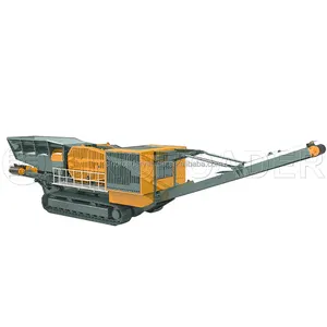 High technology and long life tracked mobile jaw crusher