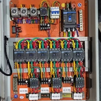 Boîtier en acier pour panneau de commande extérieur triphasé à double moteur avec contacteurs MCB FR 415V pour système de pompe à eau RO, coffrets électriques