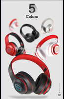 BH10 prix d'usine OEM type C bandeau pliable antibruit lumière LED casque sans fil écouteurs pour les jeux