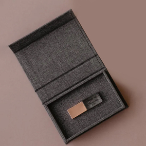 Biểu tượng tùy chỉnh in ấn có thể tái chế các tông rỗng sang trọng USB <span class=keywords><strong>Flash</strong></span> Drive Hộp quà tặng bao bì - Product Image 2