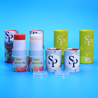Conteneur de bâton de vis en papier déodorant écologique de haute qualité personnalisé Tube torsadé Tube de papier torsadé rose durable