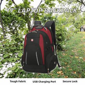Mochila Táctica Personalizada para Viajes de Negocios, 17 Pulgadas, Impermeable, Oxford, Anti-Robo, con Cargador USB y Candado con Contraseña - Product Image 2