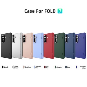 Huanmin Factory offers PC-coated folding screen phone <b>cases</b> for Samsung Fold 7/6/5, featuring a 1.0 magnetic <b>attachment</b> and a pe - Product Image 4