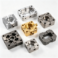 Servicio de Mecanizado CNC de 5 Ejes Personalizado para Aluminio, Acero, Cobre y Latón, Servicio de Mecanizado CNC para la Industria Médica y Automotriz