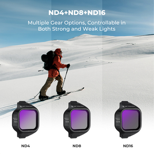 ชุดฟิลเตอร์ ND K&F Concept 6 ชิ้น ND4 ND8 ND16 ND32 ND64 ND1000 ฟิลเตอร์ลดแสงสำหรับเลนส์โดรน อุปกรณ์เสริมสำหรับ <span class=keywords><strong>DJI</strong></span> <span class=keywords><strong>Mini</strong></span> 5 Pro - Product Image 3