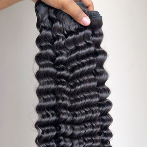Extensiones de Cabello Virgen Brasileño Indio, Cierre de Cabello Ondulado Natural, Paquete de 3 Piezas con 1 Pieza de Encaje 4x4, Estilo de Cabello con Baby Hair - Product Image 6