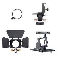 Kit Kamera Video DSLR Handheld Cage Peralatan Pembuatan Film