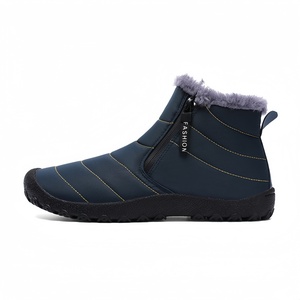 Nouvelles <span class=keywords><strong>Bottes</strong></span> <span class=keywords><strong>de</strong></span> <span class=keywords><strong>Neige</strong></span> Homme Grande Taille 2026 – Chaussures d'Hiver Chaudes et Épaisses pour l'Extérieur avec Fermeture Éclair, Doublure en Velours Thermique et Semelle Intérieure en PVC/EVA - Product Image 3