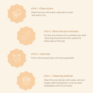 LANBENA özel etiket cilt onarım silikon jel yamalar izleri streç işareti kaldırma levha - Product Image 4