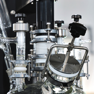 실험실 20L 고붕규산 유리 반응기 화학 장비 핵심 부품 압력 용기 엔진 모터 포함 - Product Image 5