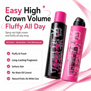 Spray per Capelli OEM/ODM a Tenuta Forte con Erbe, Spray Secco Volumizzante con Controllo dell'Olio, Rinfrescante e Lucidante per Uso Unisex - Product Image 3