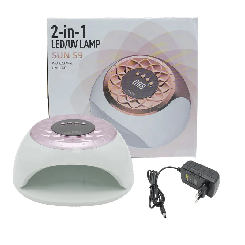 Hot Sale Wholesale New UV LED Nail Lamp Dual Light Sources Non-Blackening Hand Curing Durable ABS Material CE