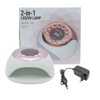 Lampe à ongles UV LED double source de lumière, sans noircissement des mains, matériau ABS durable, certifiée CE - Nouveauté en gros, Offre Spéciale