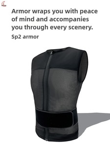MOON Gilet Protettivo Invernale Traspirante in Spandex con Assorbimento degli Urti per Sci, Ciclismo e Sport sulla Neve - Protezione Unisex per Schiena e Vita - Product Image 2