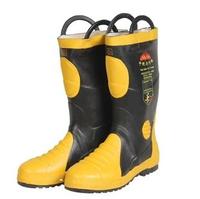 Chaussures de sécurité en caoutchouc pour pompiers, bottes anti-feu pour la lutte contre l'incendie, équipement essentiel