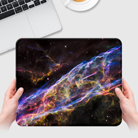 Voile nébuleuse espace Logo personnalisé imprimé tapis de souris Anime jeu tapis de bureau anti-dérapant en caoutchouc Sublimation tapis de souris