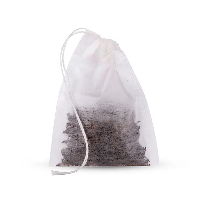 Einweg-Nylon-Handelsmarken-Maisnetz-Tee in Lebensmittel qualität Leerer Pyramiden filter beutel für Loseblatt-Kräutertees