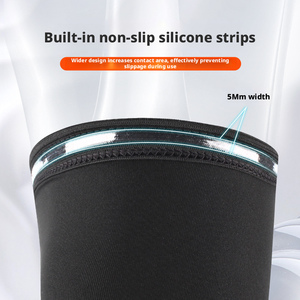 Manchons <span class=keywords><strong>de</strong></span> compression intégraux en polyester respirant et très extensible pour hommes et femmes, idéaux pour la course, le basketball, le cyclisme - Vente en gros, OEM - Product Image 3
