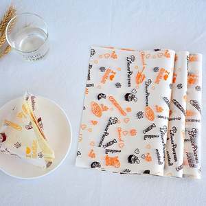 Papier alimentaire anti-graisse en gros, vente chaude, personnalisé, imprimé, pour sandwichs, emballage alimentaire et emballage de hamburgers - Product Image 1