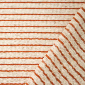 Tùy chỉnh 55% linen 45% tái chế <span class=keywords><strong>Polyester</strong></span> sọc Jersey Wicking Sheer vải dệt kim cho dancewear - Product Image 3