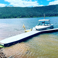 Station d'accueil gonflable flottante de Jet Ski/pontons gonflables en Y pour le stationnement de bateau et de Yacht