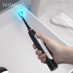 <span class=keywords><strong>Brosse</strong></span> à Dents Électrique FCC IPX 7 Étanche, 4 Modes, Chargement Sans Fil, 6 Lumières LED Bleues - Product Image 3