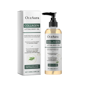 Aceite Corporal Reafirmante de Colágeno, Restaurador de Flacidez, Reductor de Manchas Oscuras y Arrugas, con Aceite Esencial de Romero, Hidratante y Lifting, 150g - Product Image 1