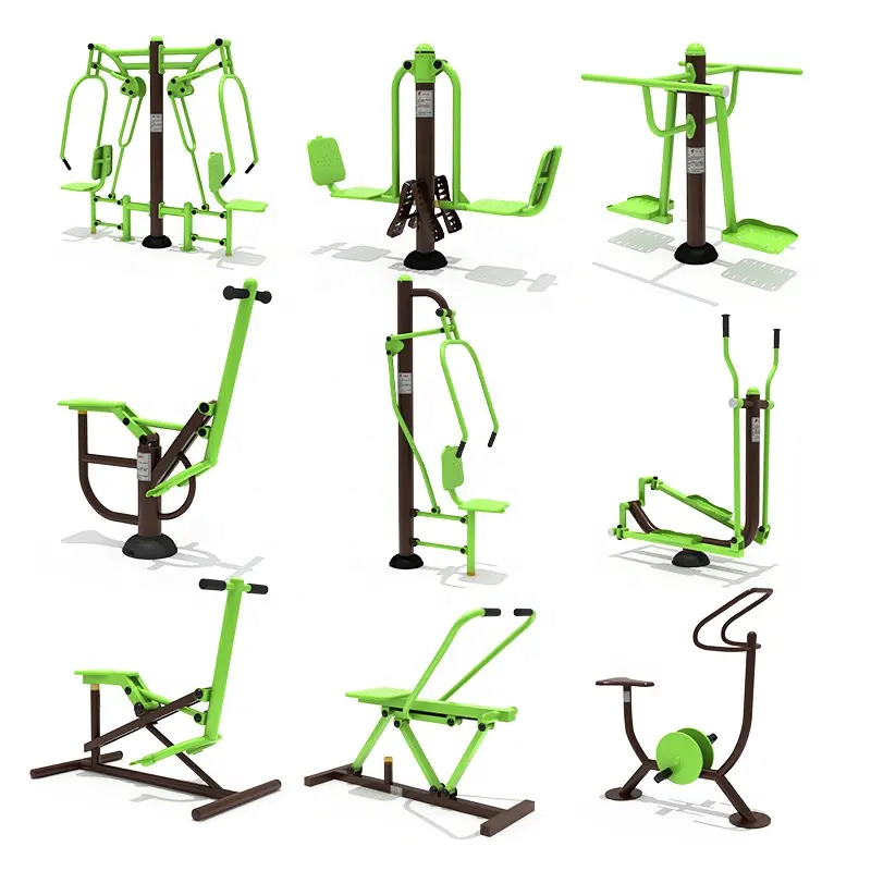Cheap Galvanized Steel Park Outdoor Fitness