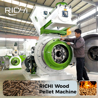 Máquina para Hacer Pellets de Madera RICHI China - Trituradora y Peletizadora de Madera de Alta Calidad de 1-2t/h