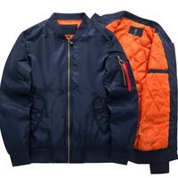 Blouson Bomber Noir Imperméable et Coupe-Vent pour Homme, Col en V, Fermeture Éclair, Style Hiver Urbain, Lettre Brodé sur le Devant