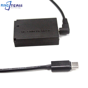 Cable PD tipo-c a DC de 3,0x1,1mm + LP-E12 de batería ficticia <span class=keywords><strong>DR</strong></span>-E12 acoplador DC para cámaras Canon M M2 M10 M50 M100 - Product Image 2