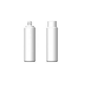 Bouteille distributrice en plastique LDPE ronde vide personnalisée de 500 ml pour savon, shampoing et liquides, avec buse plate filetée - Vente en gros - Product Image 2