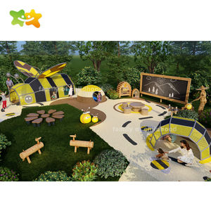 놀이터 제조업체 맞춤형 트리 하우스 모양의 야외 어린이 등반 슬라이드 장비 - Product Image 5