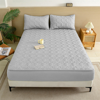 Protège-Matelas Imperméable Couleur Unie Hypoallergénique Respirant et Durable Housse de Drap Ajustable