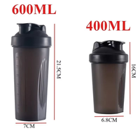 Bouteille de shaker à protéines vide en plastique sans BPA, écologique, en gros, pour la salle de sport, le fitness et les sports, avec boule de shaker, logo personnalisé