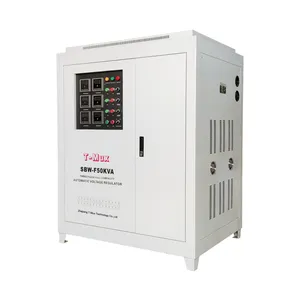 Tmux voltage protector regolatore avr stabilizzatore di tensione 380v SBW-F 50KVA trifase stabilizzatore di tensione