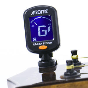 Sintonizador de guitarra acústica bajo <span class=keywords><strong>ukelele</strong></span> Digital LCD Clip-on de <span class=keywords><strong>precio</strong></span> barato AROMA - Product Image 2