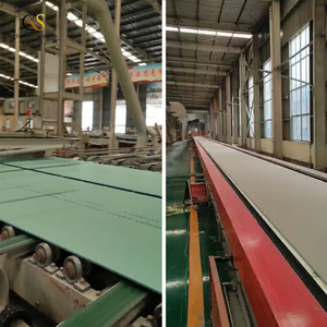 12.5mm 1220x2440mm tấm thạch cao Bảng điều khiển không thấm nước thạch cao Bảng trần giả nội thất tấm thạch cao vật liệu Trần vật liệu - Product Image 3