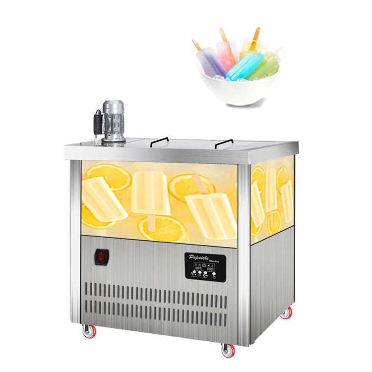 Venda quente Speediness Ice Lolly Making Machine Maquina Para Hacer Polos Ice Pop Making Machine Fabricante Picolé Machine