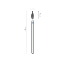 Evolisse 2.6*9mm Fraise à ongles conique en diamant ODM OEM Résistante à la chaleur Outils de manucure et pédicure Nettoyage des cuticules Préparation des ongles