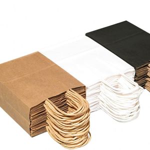KM Custom Cheap China Wholesale Sacola Personalizada De Papel Reusable Shopping Kraft Paper Gift Bags with Handle - Product Image 1