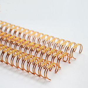 New <strong>Supplier</strong> <strong>Book</strong> <strong>Binding</strong> Spiral Notebook Twin <strong>Double</strong> <strong>Loop</strong> Tie <strong>Wire</strong> - Product Image 1