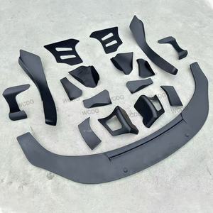 สำหรับ Toyota GT86 <span class=keywords><strong>Brz</strong></span> 2013+ <span class=keywords><strong>Rocket</strong></span> <span class=keywords><strong>Bunny</strong></span> V 3.5 สไตล์ สปอยเลอร์กันชนหน้า ชุดแต่งสปลิตเตอร์ข้าง คานาร์ด ช่องระบายอากาศด้านหน้า ชุดแต่ง - Product Image 4