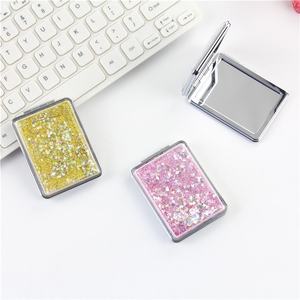 กระจกแต่งหน้าสองด้านขนาดเล็กกระจกพกพาแบบปรับแต่งได้ - Product Image 1
