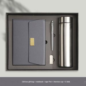 Luxury A5 Notebook Set Hardcover PU Business Journal with Pen Thermos <b>Cup</b> & Gift Box Graduation Promotion - Product Image 5