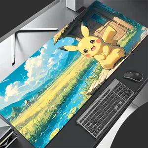 Tapis de souris de jeu Poke-mon PIKA-CHU, tapis de souris pour ordinateur, clavier gamer, grand tapis de souris pour <span class=keywords><strong>LOL</strong></span>, dérivés d'anime - Product Image 6