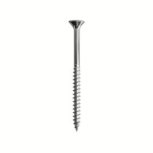 Tornillo Euro de Cabeza Plana con Ranura Cruzada para Muebles, de Acero Zincado, con Cabeza Avellanada y Rosca Autorroscante - Product Image 1
