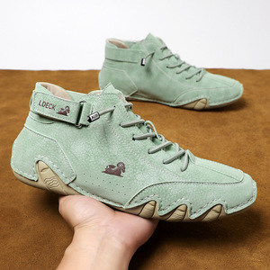 Botas Deportivas Casuales de Piel Genuina TPY0 Cross Border para <span class=keywords><strong>Hombre</strong></span> y Mujer, Talla Grande, de Caña Alta - Product Image 3