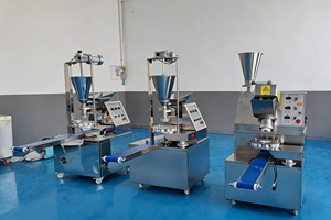 Machine automatique de fabrication de petits pains farcis pour restaurants, machine à momo, machine à dumplings, machine à baozi et xiaolongbao, en acier inoxydable de qualité alimentaire - Product Image 2
